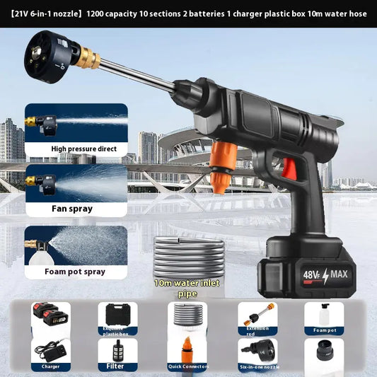 PowerJet™ Black — Cordless 21V High Pressure Washer